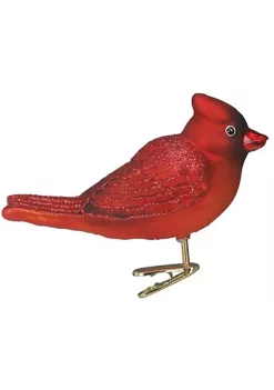 Wholesale 👏 Old World 🎄 Christmas Bright Red Cardinal Glass Blown Ornament 🛒 -Old World Christmas Shop Belk 649