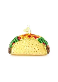 Brand new ✔️ Old World 🎅 Christmas Taco Glass Blown Ornament 🔔 -Old World Christmas Shop Belk 651
