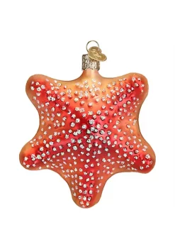 Best Pirce ✔️ Old World ❄ Christmas Hanging Glass Tree Ornament, Red Starfish 🛒 -Old World Christmas Shop Belk 690