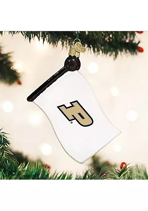 Best Pirce โค๏ธ Old World ๐ Christmas Purdue Flag Glass Blown Ornament ๐ 6 Best Pirce โค๏ธ Old World ๐ Christmas Purdue Flag Glass Blown Ornament ๐ - Image 4