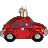 Best deal ⌛ Old World 🎅 Christmas Glass Blown Tree Ornament, Red Buggy 👏
