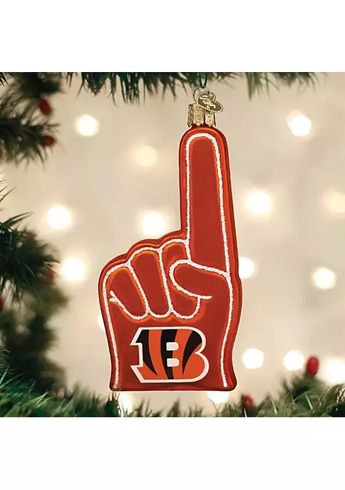 Best Sale π Old World π Christmas Cincinnati Bengals Foam Finger Ornament For π Christmas Tree π€© 4 Best Sale π Old World π Christmas Cincinnati Bengals Foam Finger Ornament For π Christmas Tree π€© - Image 2