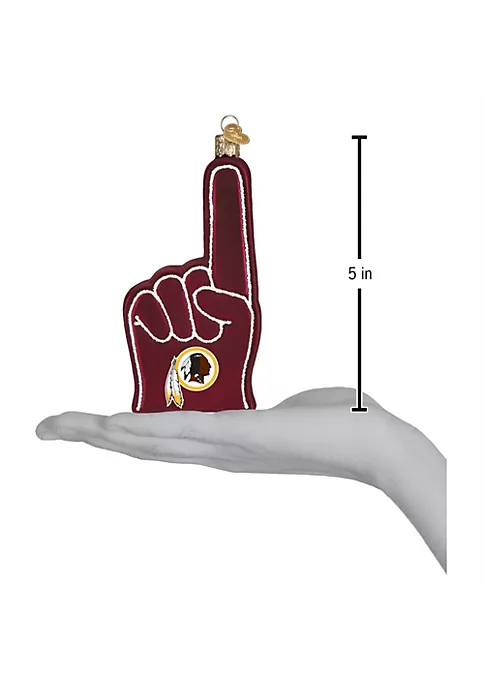 Promo β Old World π Christmas Washington Redskins Foam Finger Ornament For π Christmas Tree π 6 Promo β Old World π Christmas Washington Redskins Foam Finger Ornament For π Christmas Tree π - Image 4