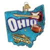 Best Pirce 👏 Old World 🎄 Christmas State Of Ohio Ornament For 🎄 Christmas Tree, 4" 🔔