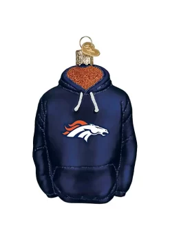 Discount ⭐ Old World 🎄 Christmas Denver Broncos Hoodie Ornament For 🎄 Christmas Tree 😍