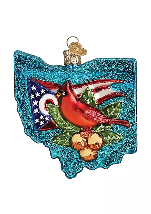 Best Pirce ๐ Old World ๐ Christmas State Of Ohio Ornament For ๐ Christmas Tree, 4" ๐ 4 Best Pirce ๐ Old World ๐ Christmas State Of Ohio Ornament For ๐ Christmas Tree, 4" ๐ - Image 2