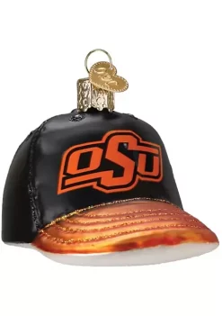 Deals 🔔 Old World 🎄 Christmas Glass Blown Tree Ornament, Oklahoma State ⚾ Baseball Cap 🔔