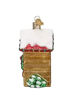 Buy ✔️ Old World 🔔 Christmas Holiday Outhouse Glass Blown Ornament for 🔔 Christmas Tree 😉 -Old World Christmas Shop Belk 851