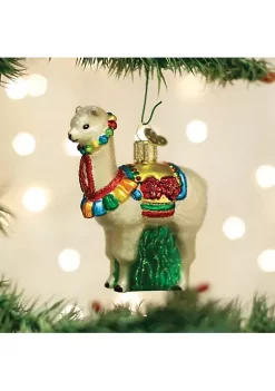Buy 🤩 Old World 🎄 Christmas Hanging Glass Tree Ornament, Festive Alpaca 🌟 -Old World Christmas Shop Belk 856