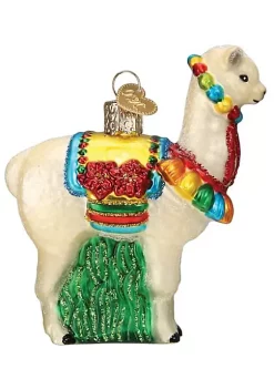 Buy 🤩 Old World 🎄 Christmas Hanging Glass Tree Ornament, Festive Alpaca 🌟 -Old World Christmas Shop Belk 857