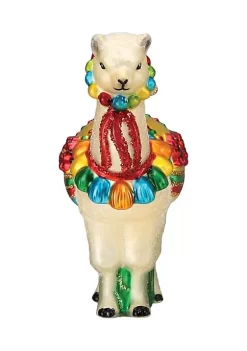 Buy 🤩 Old World 🎄 Christmas Hanging Glass Tree Ornament, Festive Alpaca 🌟 -Old World Christmas Shop Belk 858