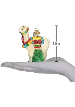 Buy 🤩 Old World 🎄 Christmas Hanging Glass Tree Ornament, Festive Alpaca 🌟 -Old World Christmas Shop Belk 859