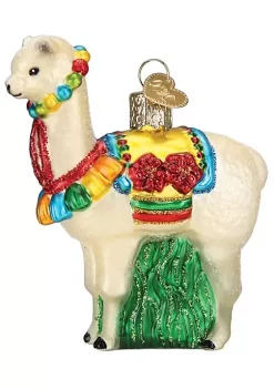 Buy 🤩 Old World 🎄 Christmas Hanging Glass Tree Ornament, Festive Alpaca 🌟 -Old World Christmas Shop Belk 860