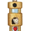 Best deal 🎁 Old World 🎄 Christmas Hanging Glass Tree Ornament, Cat Tower 💯 -Old World Christmas Shop Belk 87