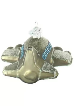 Brand new 🔔 Old World 🔔 Christmas Glass Blown Tree Ornament, Airplane 👍 -Old World Christmas Shop Belk 881