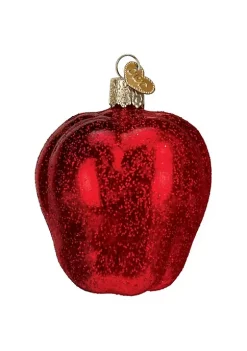 Wholesale โค๏ธ Old World ๐ Christmas Fruit Selection Glass Blown Ornaments, Red Delicious Apple ๐