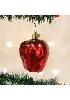 Wholesale ❤️ Old World 🔔 Christmas Fruit Selection Glass Blown Ornaments, Red Delicious Apple 😉 -Old World Christmas Shop Belk 887