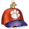 Cheapest ✔️ Old World 🎄 Christmas Hanging Glass Tree Ornament, Clemson ⚾ Baseball Cap 🔥