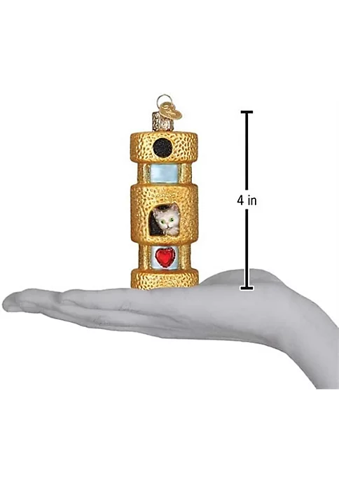 Best deal 🎁 Old World 🎄 Christmas Hanging Glass Tree Ornament, Cat Tower 💯 7 Best deal 🎁 Old World 🎄 Christmas Hanging Glass Tree Ornament, Cat Tower 💯 - Image 5
