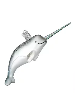 Budget 😉 Old World 🎄 Christmas Hanging Glass Tree Ornament, Narwhal 🛒