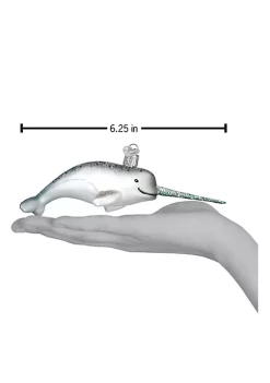 Budget 😉 Old World 🎄 Christmas Hanging Glass Tree Ornament, Narwhal 🛒 -Old World Christmas Shop Belk 919