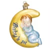 Budget ✨ Old World ❄ Christmas Hanging Glass Tree Ornament, Baby's 1st - Dreamtime Boy ❤️ -Old World Christmas Shop Belk 93
