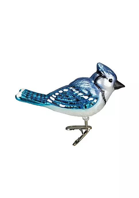 Flash Sale 🥰 Old World ❄ Christmas Bird ⌚ Watcher Collection Glass Ornaments for Tree, Bright Blue Jay ⌛ 3 Flash Sale 🥰 Old World ❄ Christmas Bird ⌚ Watcher Collection Glass Ornaments for Tree, Bright Blue Jay ⌛