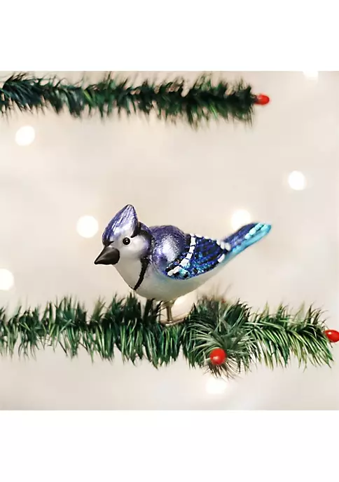 Flash Sale 🥰 Old World ❄ Christmas Bird ⌚ Watcher Collection Glass Ornaments for Tree, Bright Blue Jay ⌛ 4 Flash Sale 🥰 Old World ❄ Christmas Bird ⌚ Watcher Collection Glass Ornaments for Tree, Bright Blue Jay ⌛ - Image 2