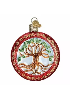 Budget 🔔 Old World 🎅 Christmas Tree Of Life Glass Blown Ornament 🌟