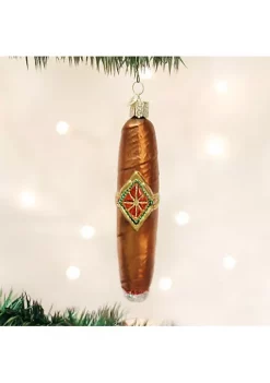 Best Pirce 😍 Old World 🎄 Christmas Ornaments: Adult Beverages Glass Blown, Cigar 🤩 -Old World Christmas Shop Belk 955