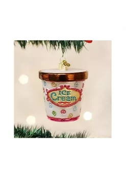 Coupon 👏 Old World 🎅 Christmas: Ice Cream Carton Glass Ornaments for 🎅 Christmas Tree 🎁 -Old World Christmas Shop Belk 963