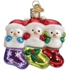 Best Pirce ⌛ Old World 🎄 Christmas Snow Family of 3 Glass Blown Ornament for 🎄 Christmas Tree 🌟 -Old World Christmas Shop Belk 973