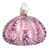 Discount 🧨 Old World 🔔 Christmas Hanging Glass Tree Ornament, Purple Sea Urchin ⭐ -Old World Christmas Shop Belk 990