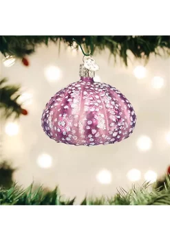 Discount 🧨 Old World 🔔 Christmas Hanging Glass Tree Ornament, Purple Sea Urchin ⭐ -Old World Christmas Shop Belk 991